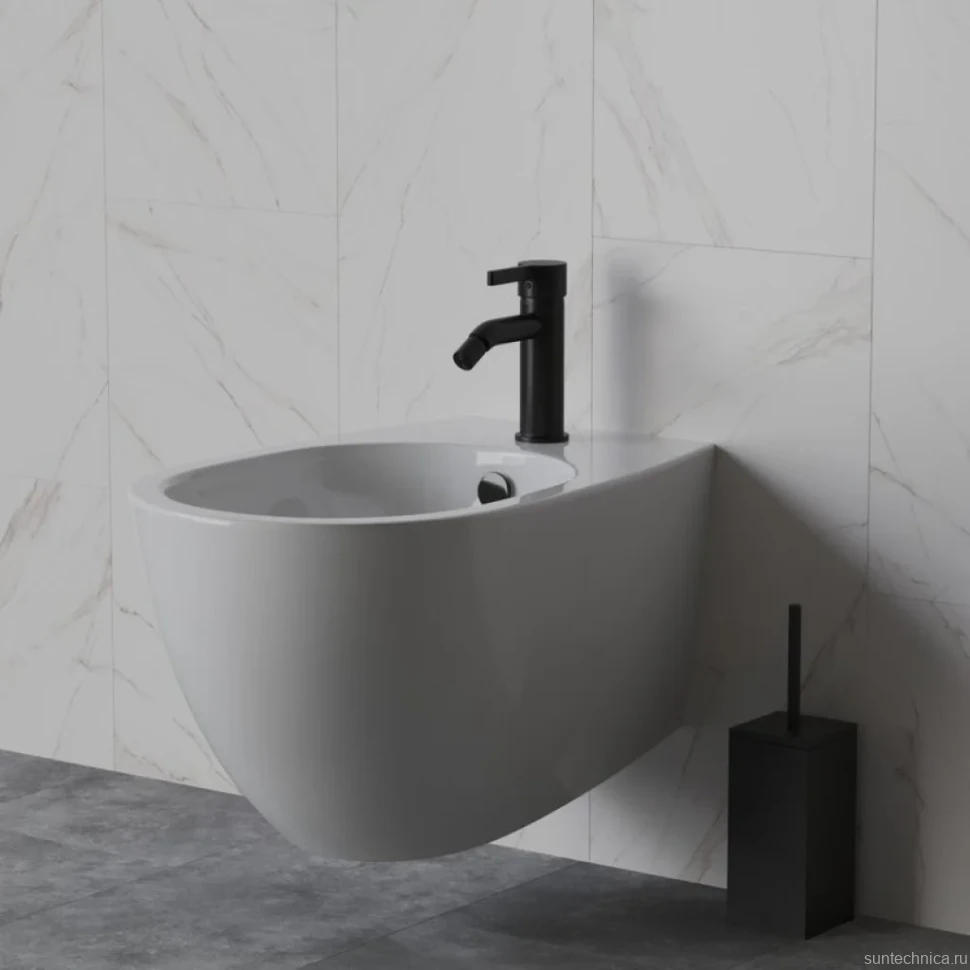 Смеситель для биде Paini Brera 74PZ304 черный брашированный