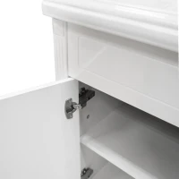Тумба с раковиной Comforty Палермо 120 напольная, белый глянец