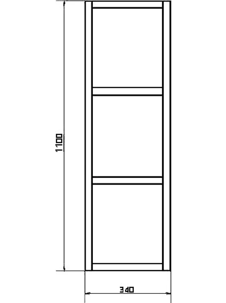 Полка Comforty Дюссельдорф 35М дымчатый дуб