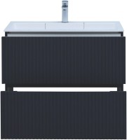 Тумба под раковину без столешницы Aquanet Джейн 80 подвесная, маренго