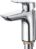 Смеситель для раковины AQUATEK Вега AQ1012CR с гигиеническим душем, хром Смеситель для раковины AQUATEK Вега AQ1012CR с гигиеническим душем, хром