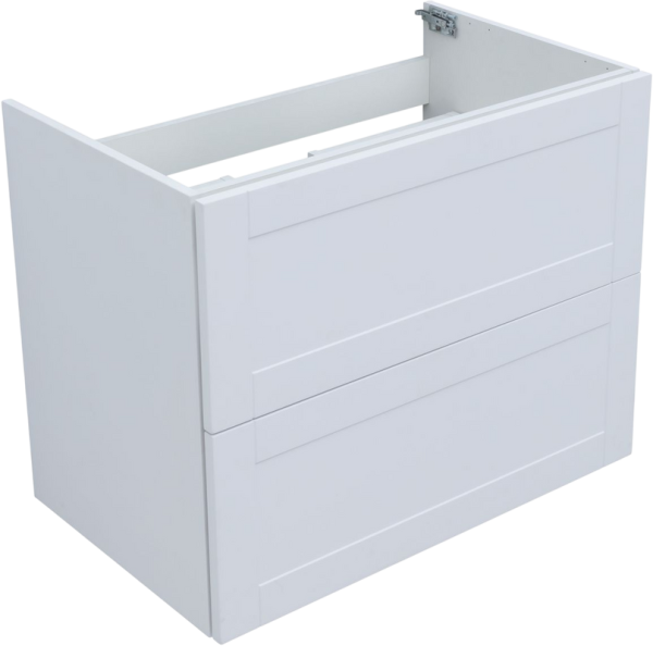 Тумба под раковину без столешницы Aquanet Терра 80 подвесная, белая матовая