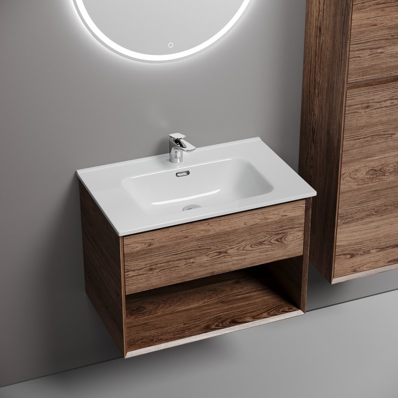 Тумба под раковину Sancos подвесная Marmi 1.0 70 Дуб Чарльстон MR1.070ECH