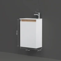 Мебель для ванной комнаты AM.PM X-Joy 45, подвесная, белый глянец