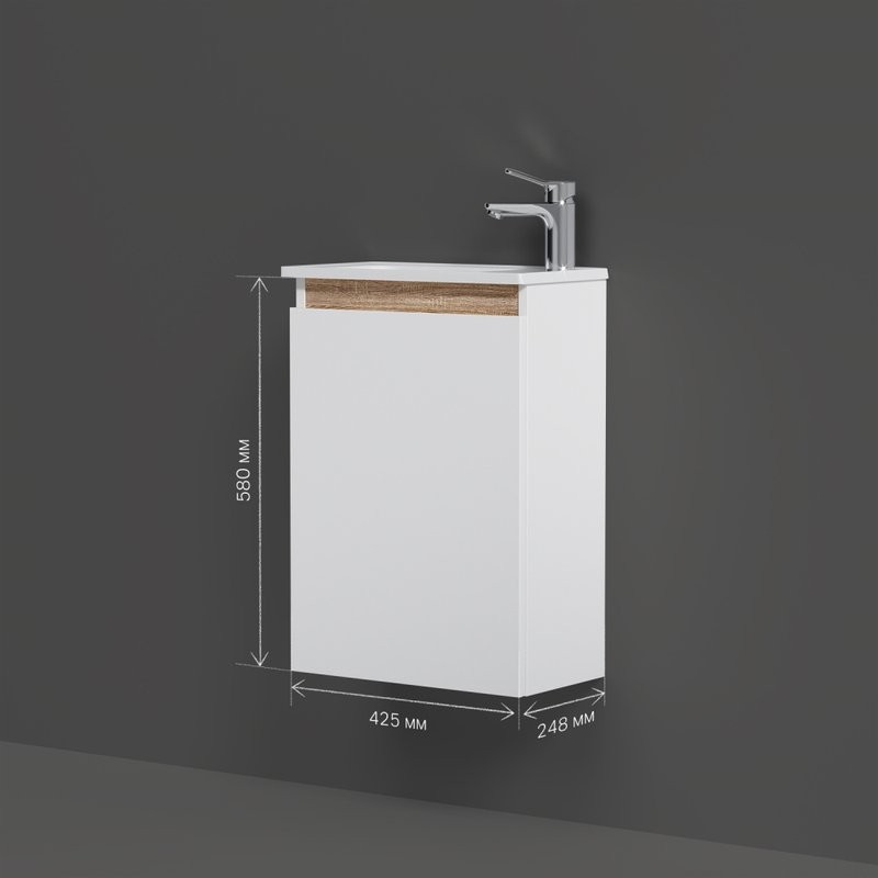 Мебель для ванной комнаты AM.PM X-Joy 45, подвесная, белый глянец