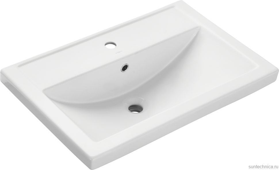 Тумба с раковиной СаНта Омега 70 напольная, 2 дверцы