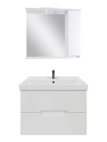 Мебель для ванной комнаты SanStar Ориана 80 подвесная, раковина Sanita luxe Fest 80