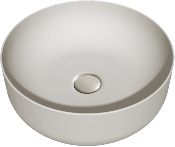 Накладная раковина Kerasan Nolita 534459*0 40 см, grigio matt