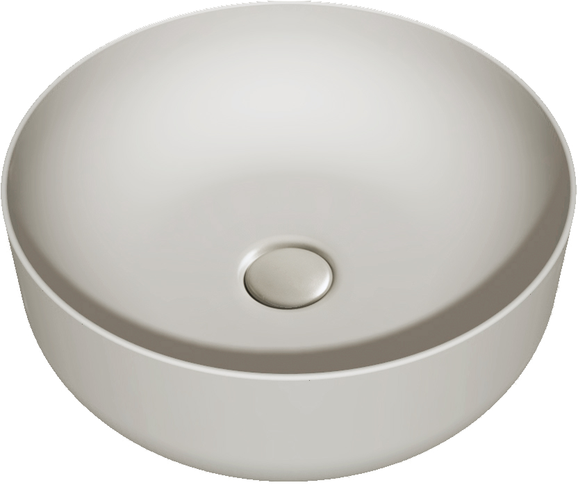Накладная раковина Kerasan Nolita 534459*0 40 см, grigio matt