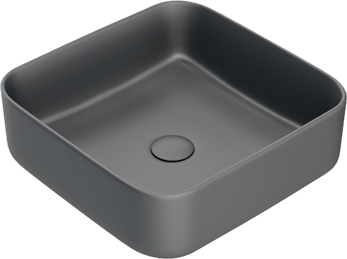 Накладная раковина IDDIS Bridge BRIGM04i27 серая