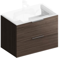 Мебель для ванной комнаты KERAMA MARAZZI Piano 75 подвесная, дымчатый вяз
