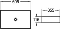 Накладная раковина Comforty 78189