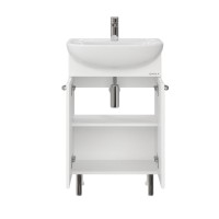 Тумба под раковину без столешницы Onika Коралл 55 напольная, белая