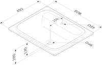 Тумба с раковиной AM.PM Func 60 белый глянец
