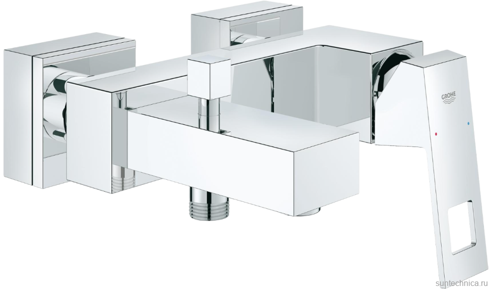 Душевой комплект Смеситель Grohe Eurocube 23140000 + Гарнитур Euphoria 27266001