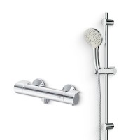 Душевой комплект Термостат AM.PM X-Joy F85A40000, для душа + Гарнитур Gem F0190100, хром