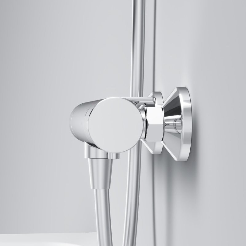 Душевой комплект Термостат AM.PM X-Joy F85A40000, для душа + Гарнитур Gem F0190100, хром