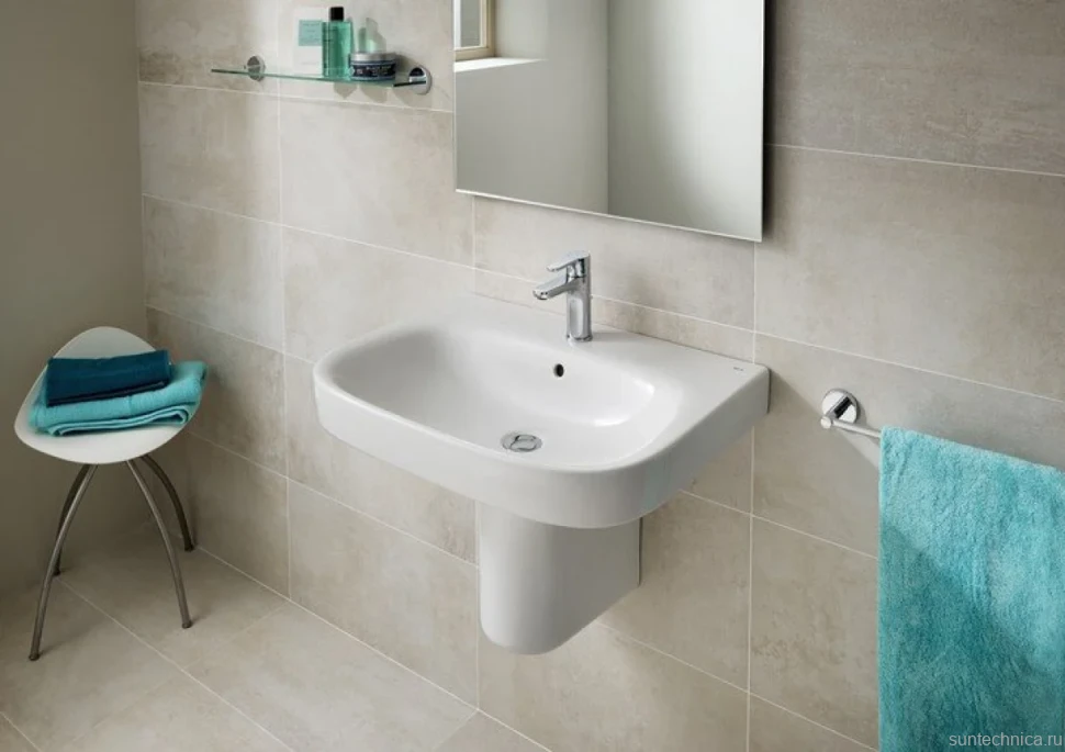 Раковина Roca Debba 50x42 с полупьедесталом
