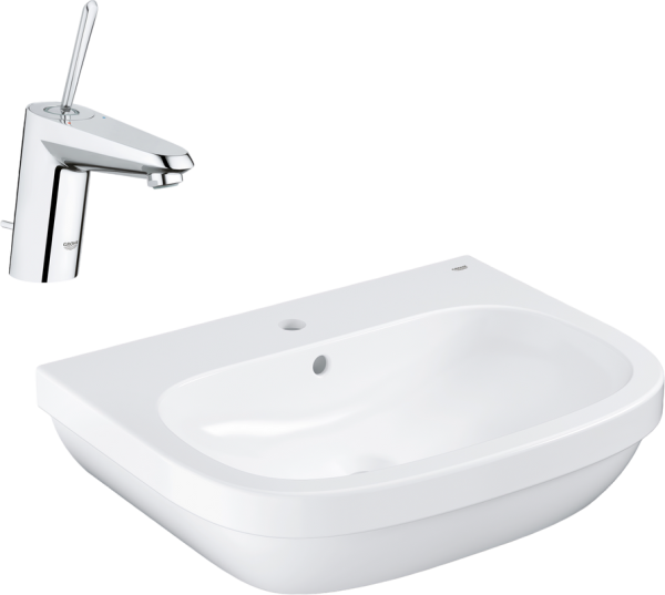 Комплект Раковина Grohe Euro Ceramic + Смеситель Eurodisc Joy 23425000