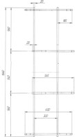 Акриловая ванна Marka One Nega 170x95 см, пристенная, белая, с каркасом