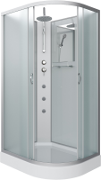Душевая кабина Niagara Classic NG-3312-14LBKTG 120х80 см, без крыши, с гидромассажем и тропическим душем