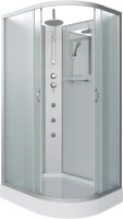 Душевая кабина Niagara Classic NG-3312-14LBKTG 120х80 см, без крыши, с гидромассажем и тропическим душем