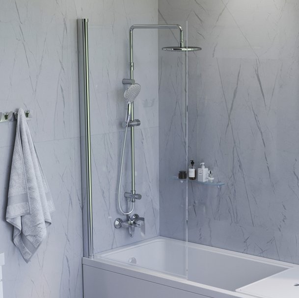 Шторка на ванну AM.PM Gem W90BS-D080-140CT