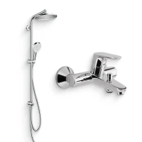 Душевой комплект Смеситель Hansgrohe Focus E2 31940000 + Стойка Crometta 27270000 Душевой комплект Смеситель Hansgrohe Focus E2 31940000 + Стойка Crometta 27270000