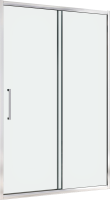 Душевая дверь в нишу Abber Schwarzer Diamant AG30140H 140 см, профиль хром, стекло прозрачное