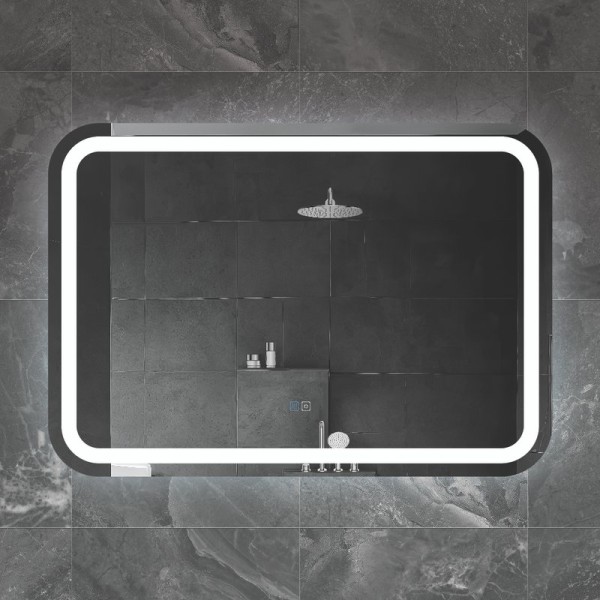 Зеркало Cezares Stylus 100х70, с подсветкой, с антизапотевателем