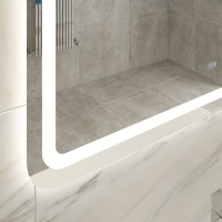 Зеркало Cezares Stylus 100х70, с подсветкой, с антизапотевателем