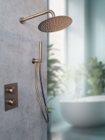 Душевой комплект AltroBagno Unione AltroBagnoUnione040409GM С ВНУТРЕННЕЙ ЧАСТЬЮ, оружейная сталь