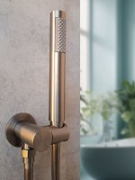 Душевой комплект AltroBagno Unione AltroBagnoUnione040409GM С ВНУТРЕННЕЙ ЧАСТЬЮ, оружейная сталь