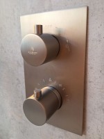 Душевой комплект AltroBagno Unione AltroBagnoUnione040409GM С ВНУТРЕННЕЙ ЧАСТЬЮ, оружейная сталь