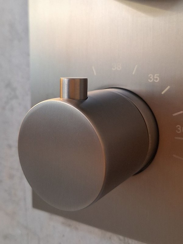 Душевой комплект AltroBagno Unione AltroBagnoUnione040409GM С ВНУТРЕННЕЙ ЧАСТЬЮ, оружейная сталь