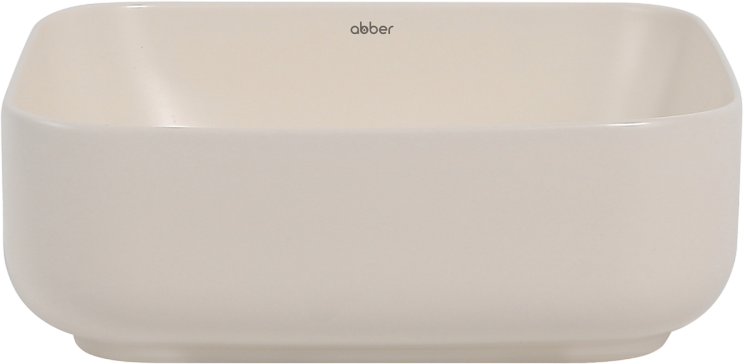 Накладная раковина Abber Rechteck AC2211MBE матовая светло-бежевая