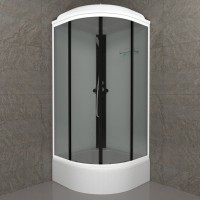 Душевая кабина Triton Грэй Щ0000067301 90х90 см, черный