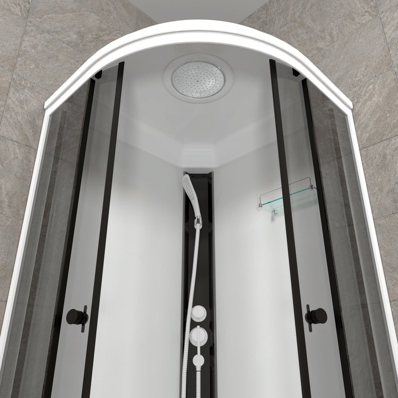 Душевая кабина Triton Грэй Щ0000067301 90х90 см, черный