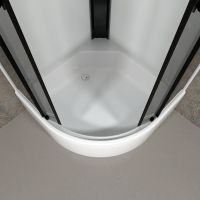 Душевая кабина Triton Грэй Щ0000067301 90х90 см, черный