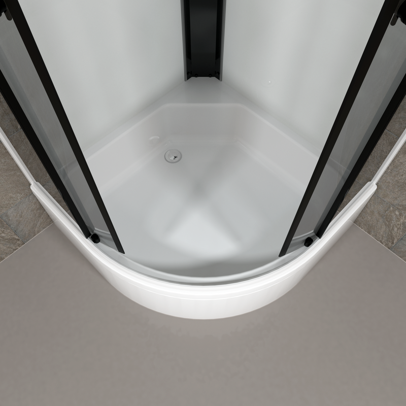 Душевая кабина Triton Грэй Щ0000067301 90х90 см, черный