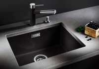 Комплект Мойка Blanco Subline 500-U антрацит + Измельчитель Franke