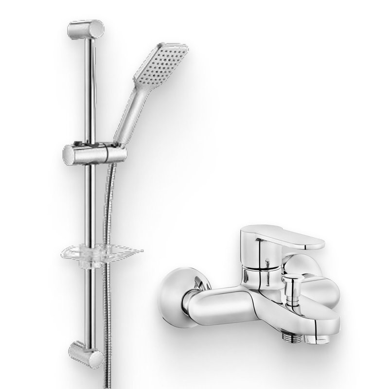 Душевой комплект Смеситель E.C.A. Nita 102102475EX + Гарнитур Tiera 102146029EX