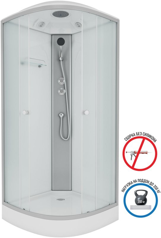 Душевая кабина Niagara Eco E100/13/MT 100х100 см