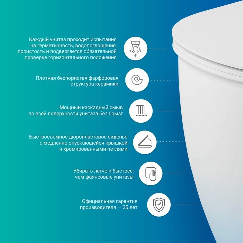 Комплект Lavinia Boho Унитаз приставной Biore 33044050 + Крышка-сиденье Biore 33290410 с микролифтом + Бачок скрытого монтажа RelFix 38020010 + Кнопка RelFix 38050702 + Дозатор RelFix 38040010