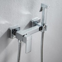 Гигиенический душ Shevanik S137 со смесителем, хром