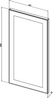 Мебель для ванной комнаты Aquanet Нота 40 L, Moduо