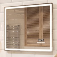 Зеркало Vigo Geometry Media 048 80 с подсветкой, с антизапотевателем