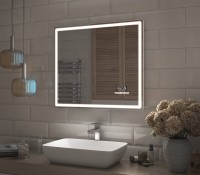 Зеркало Vigo Geometry Media 048 80 с подсветкой, с антизапотевателем
