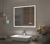 Зеркало Vigo Geometry Media 048 80 с подсветкой, с антизапотевателем