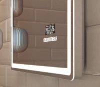 Зеркало Vigo Geometry Media 048 80 с подсветкой, с антизапотевателем